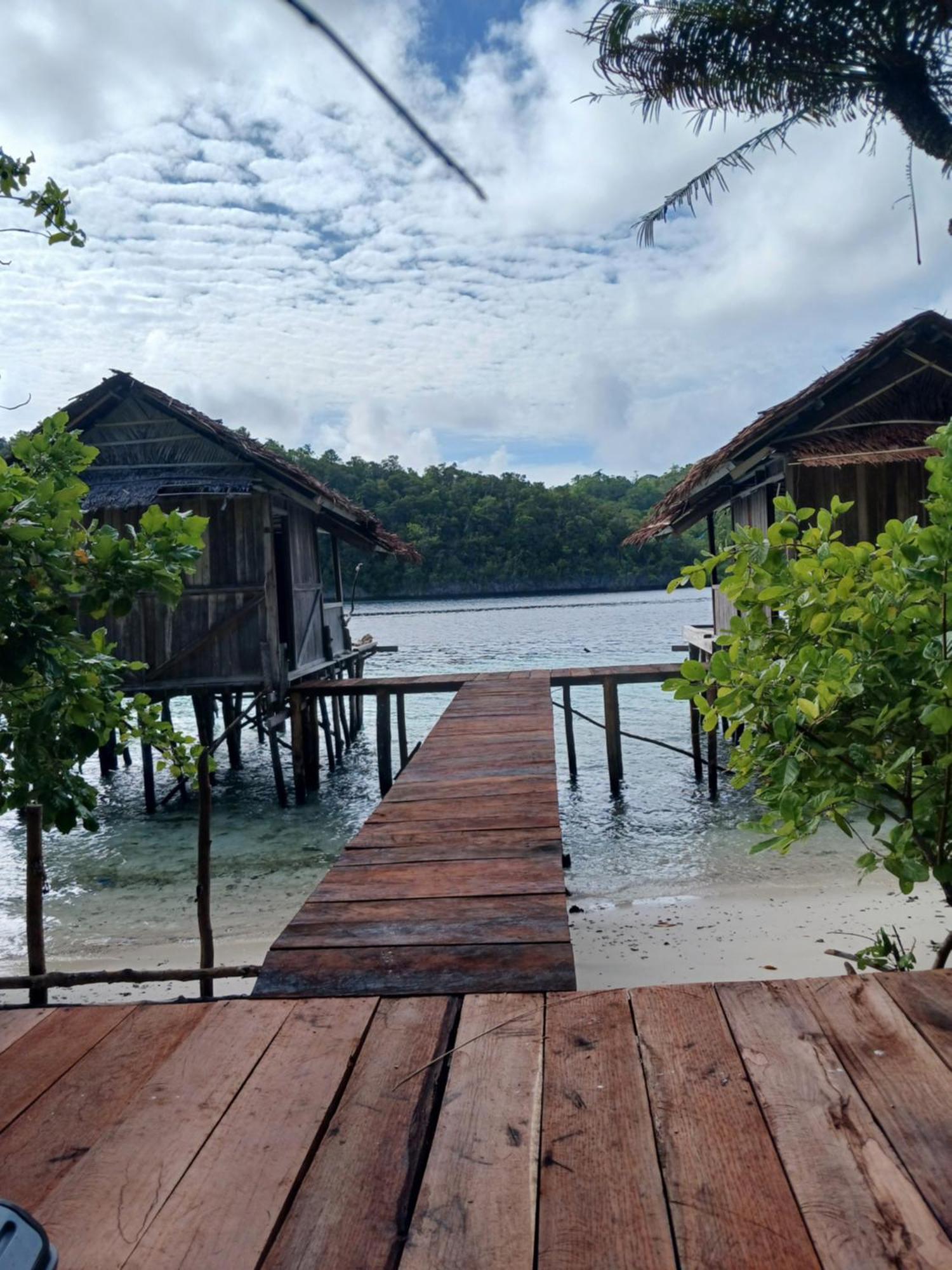 Meos Ambower Homestay Raja Ampat Fam Eksteriør bilde